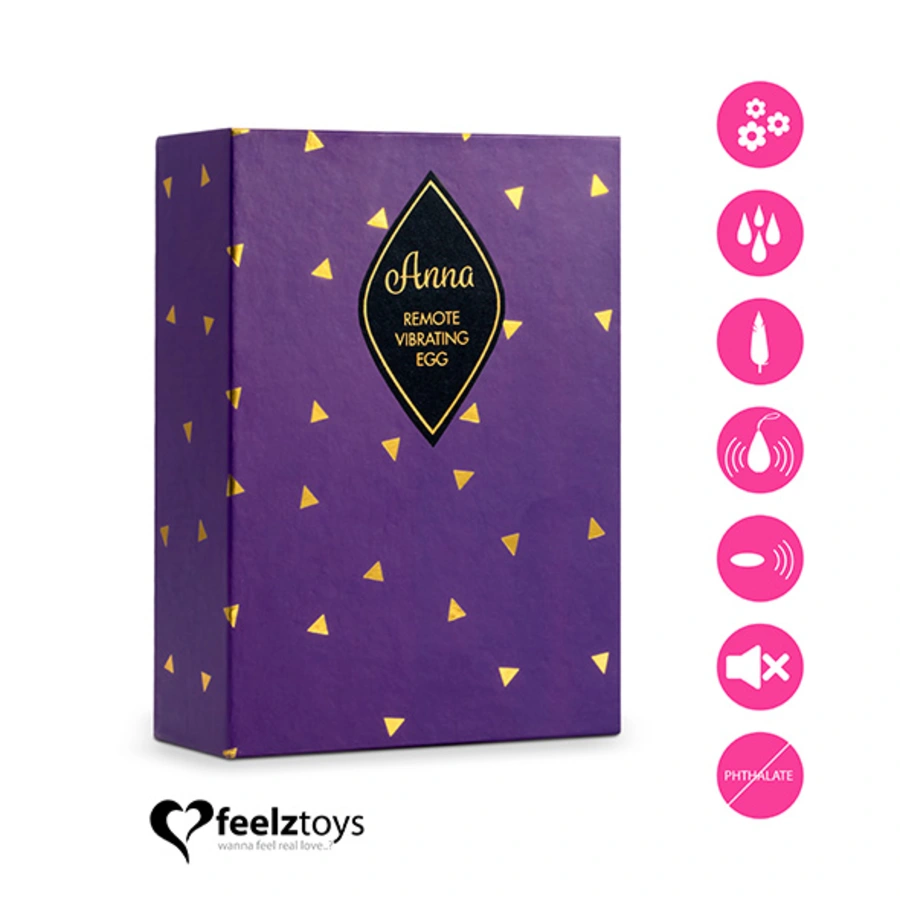 Feelztoys - Anna Vibrerend Ei Met Afstandbediening Vrouwen Speeltjes