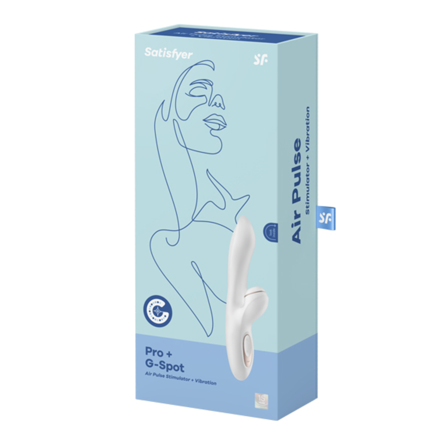 Satisfyer - Pro + G-Spot Air Pulse Stimulator met Vibraties Vrouwen Speeltjes