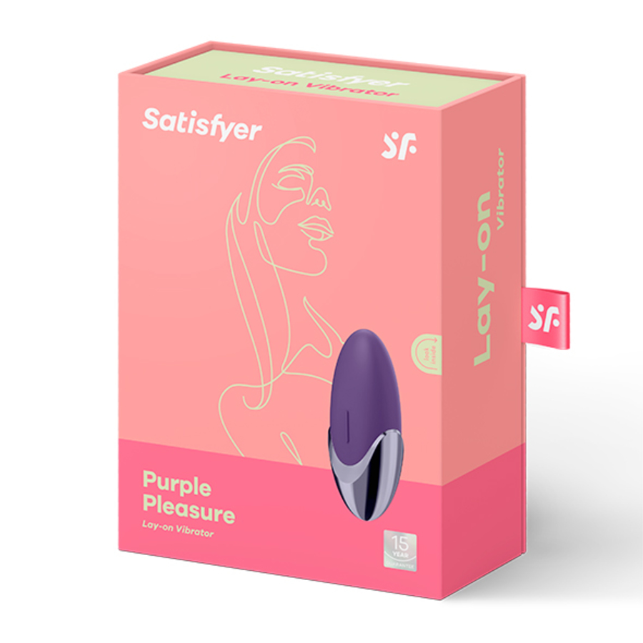 Satisfyer - Purple Pleasure Lay-On Vibrator Vrouwen Speeltjes