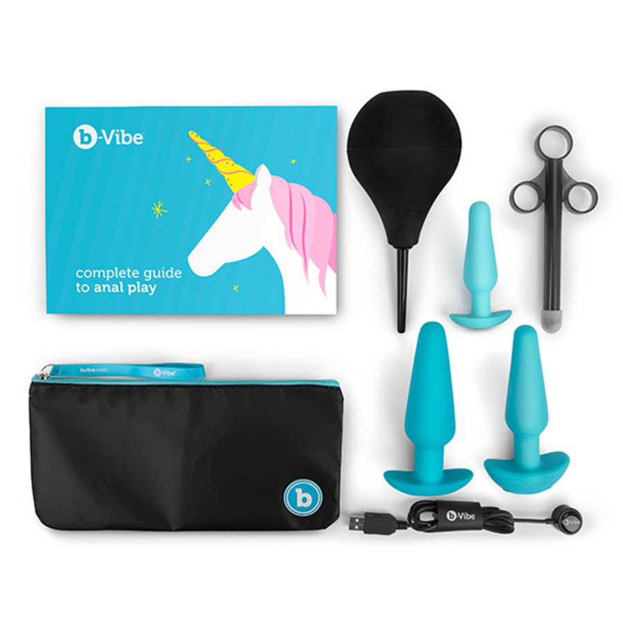 B-Vibe - Anaal Training & Educatie Set Blauw Anale Speeltjes