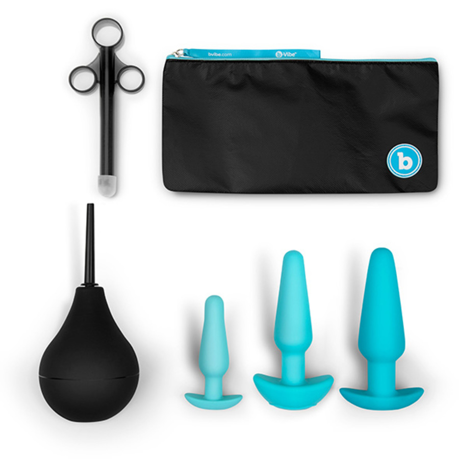 B-Vibe - Anal Training & Education Set Blue Anal Toys