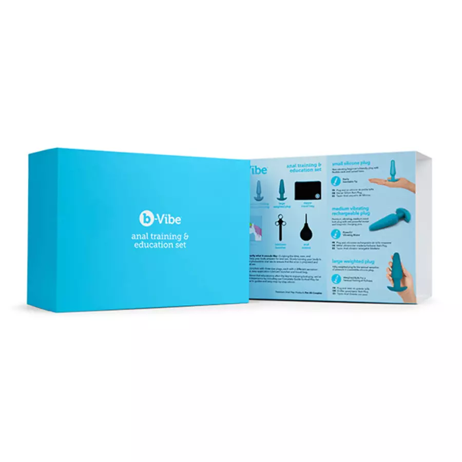 B-Vibe - Anaal Training & Educatie Set Blauw Anale Speeltjes