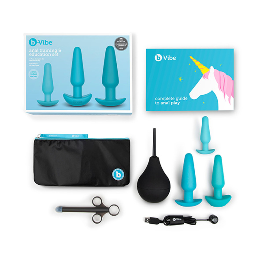 B-Vibe - Anaal Training & Educatie Set Blauw Anale Speeltjes