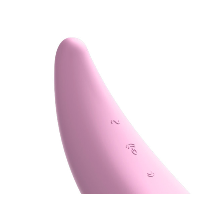 Satisfyer - Curvy +3 Bluetooth Luchtdruk Clitoris Stimulator Vrouwen Speeltjes