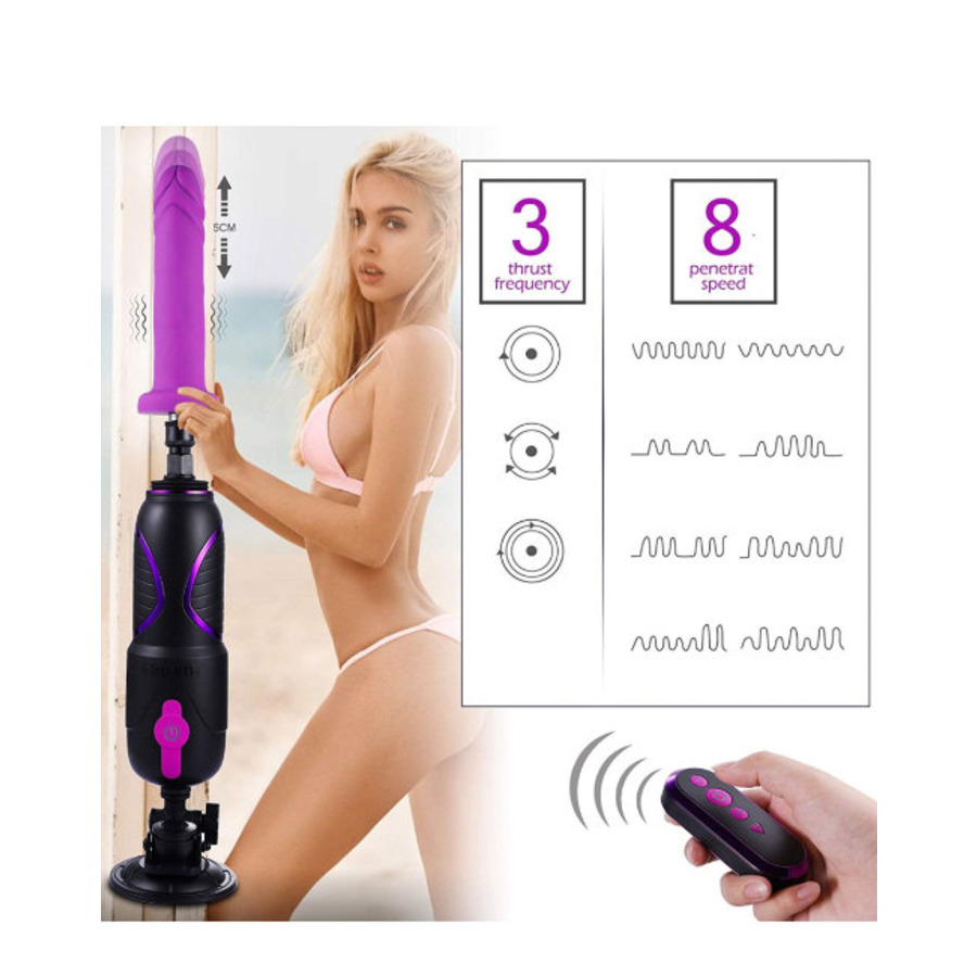 HiSmith - Premium Traveler Smart Sex Machine met App Vrouwen Speeltjes