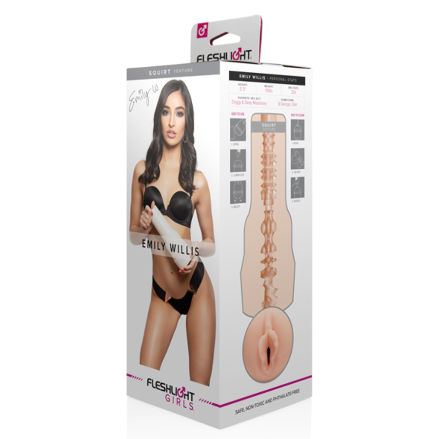 Fleshlight Girls - Emily Willis Squirt Male Sextoys