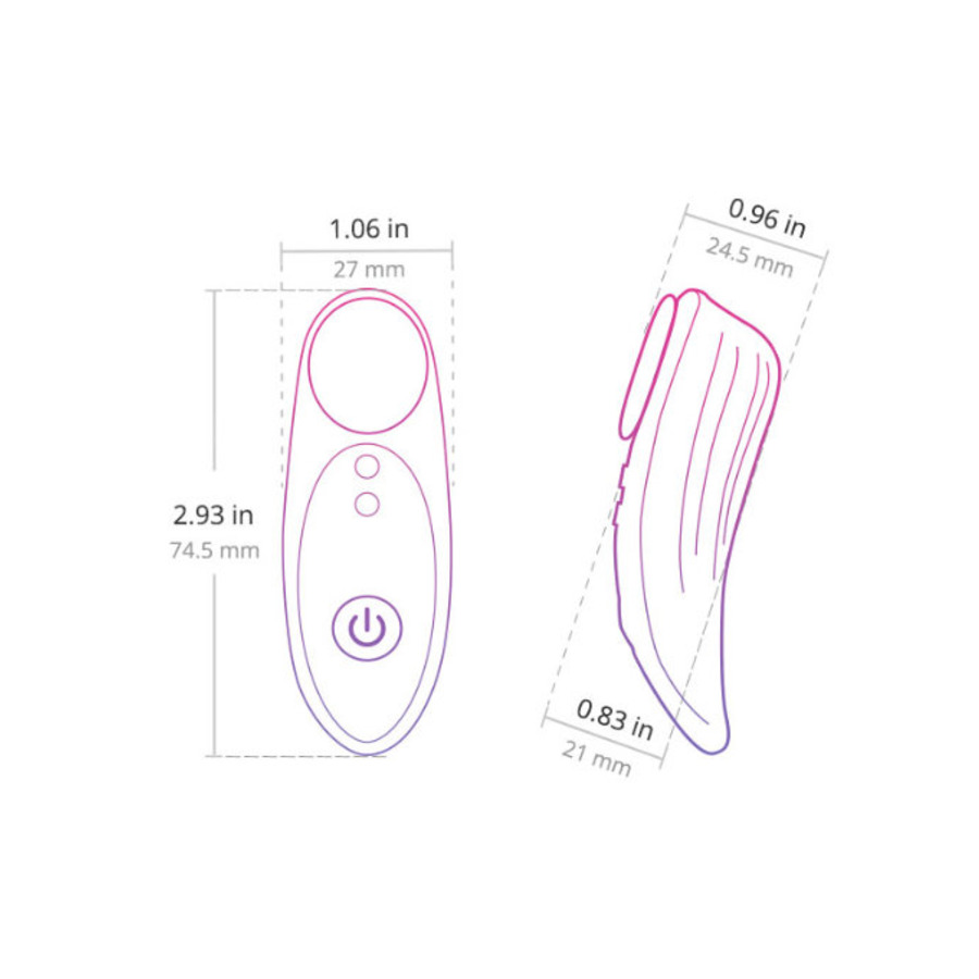 Lovense - Ferri Powerful Magnetic App Controlled Panty Vibrator Toys for Her