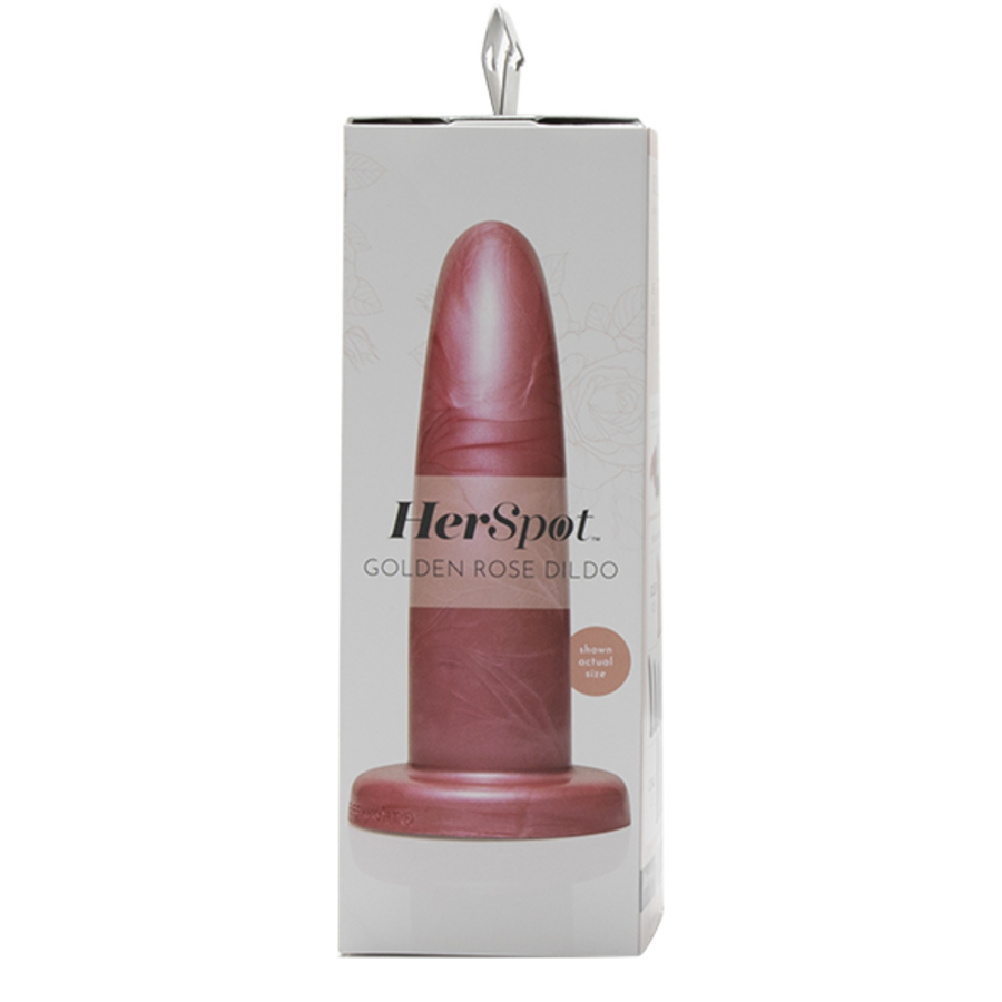 Fleshlight - HerSpot g-spot en anale Dildo Golden Rose Small Vrouwen Speeltjes