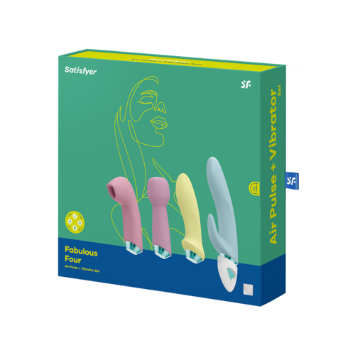 Satisfyer - Fabulous Four Air Pulse + Vibrator Set afbeelding 2