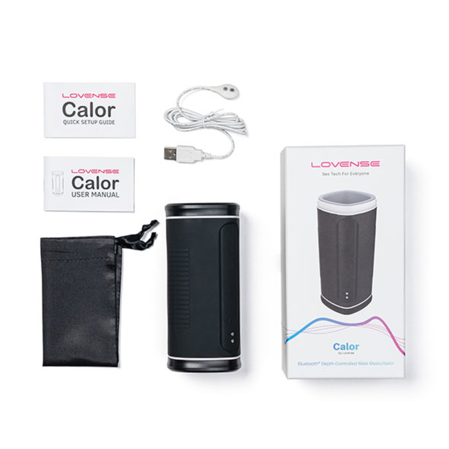 Lovense - Calor Depth-Controlled Male App Controlled Masturbator  Male Sextoys