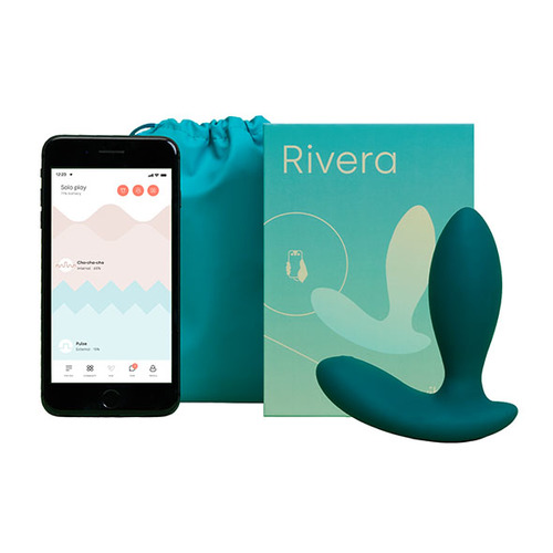 Vibio - Rivera Multifunctionele Vibrerende Plug met Roterende Kralen