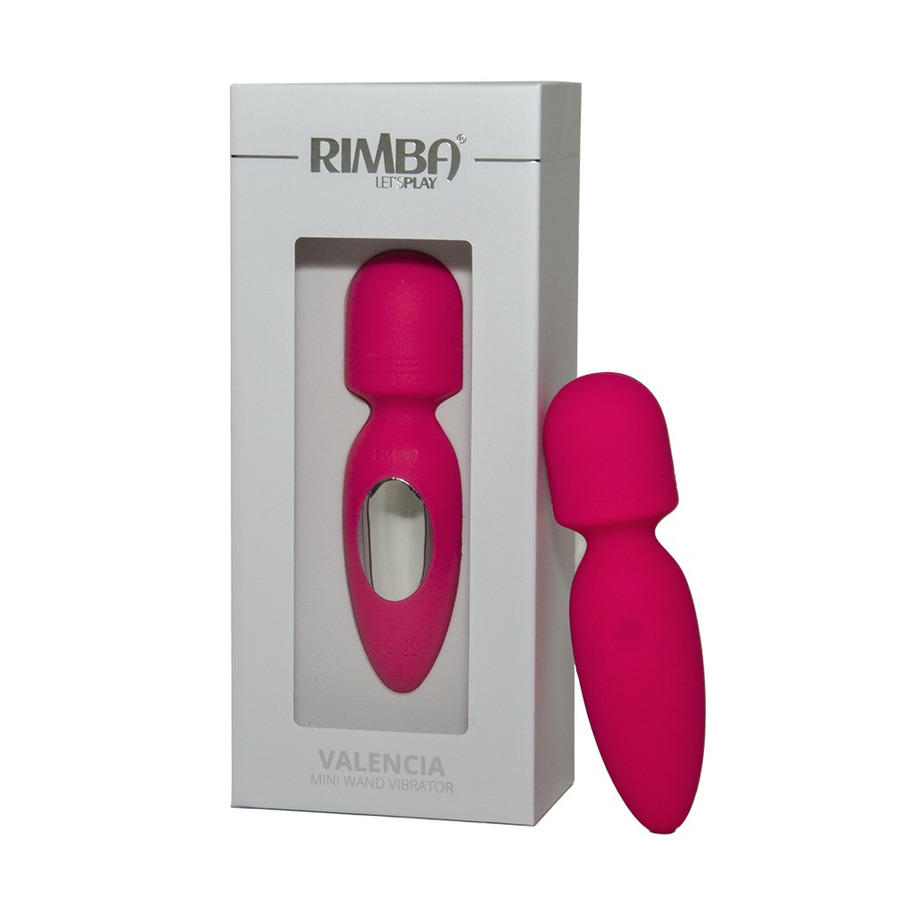 Rimba Toys - Valencia Mini Wand Vibrator USB-oplaadbaar Vrouwen Speeltjes