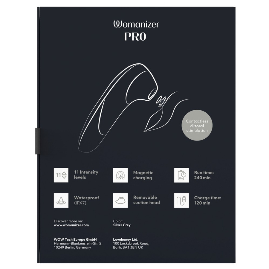 Womanizer - Pro Air Pressure Clitoris Stimulator Vrouwen Speeltjes