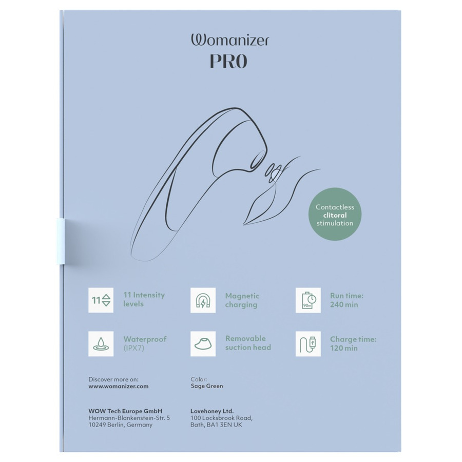 Womanizer - Pro Air Pressure Clitoris Stimulator Vrouwen Speeltjes